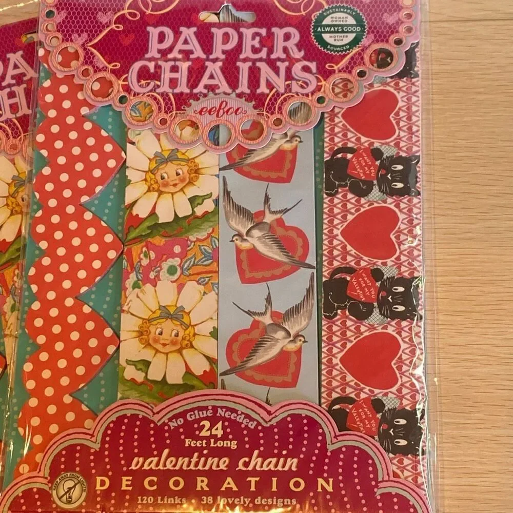 Eeboo valentine paper